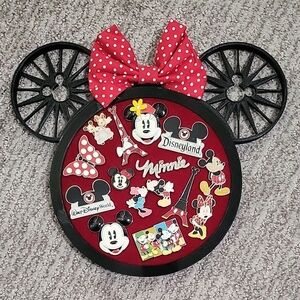 Mickey and Minnie Themed 3D Printed Disney Pin Board and Minnie Ears